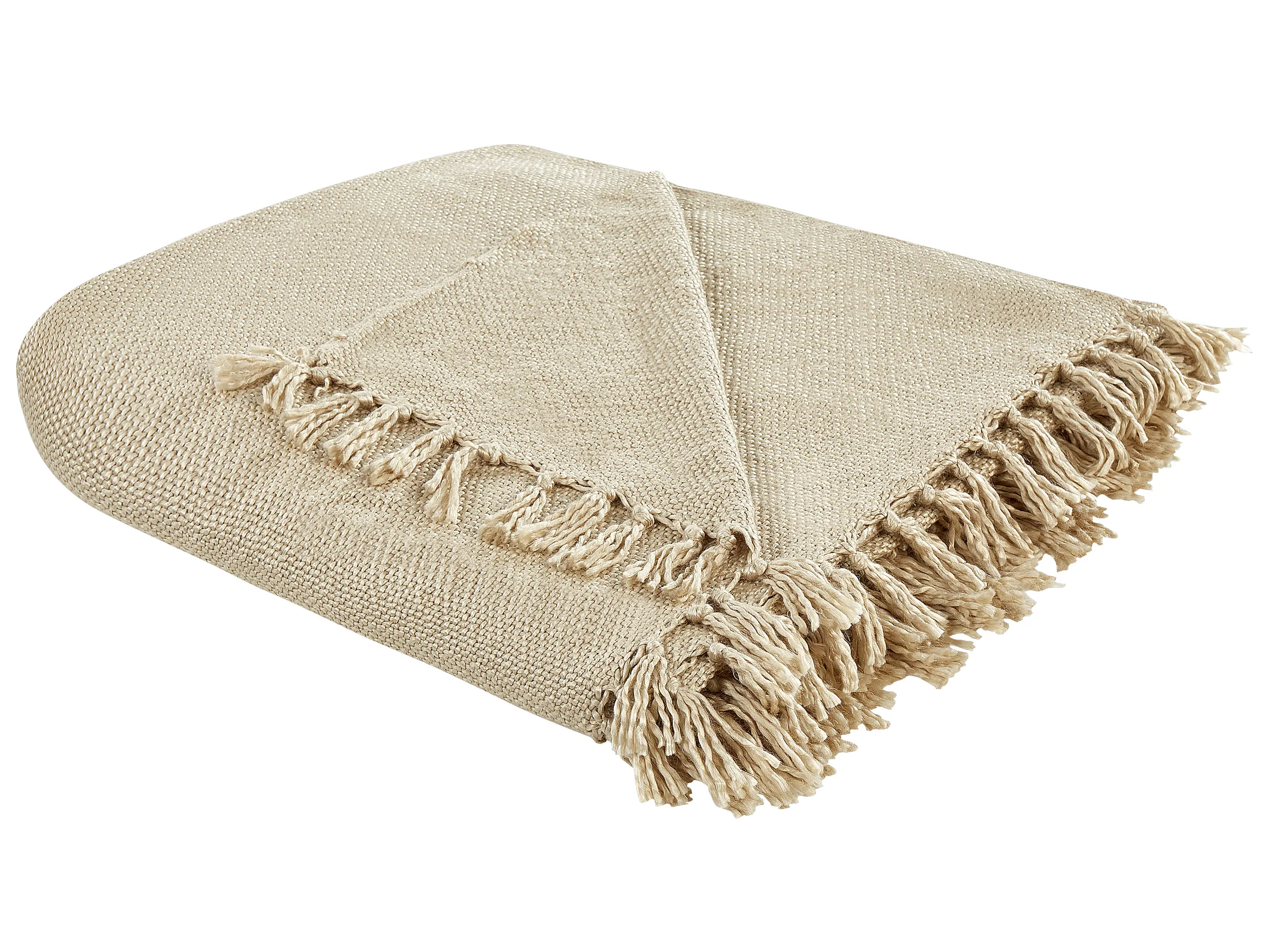 Manta CHAOHANI Tela 200 x 220 cm Beige