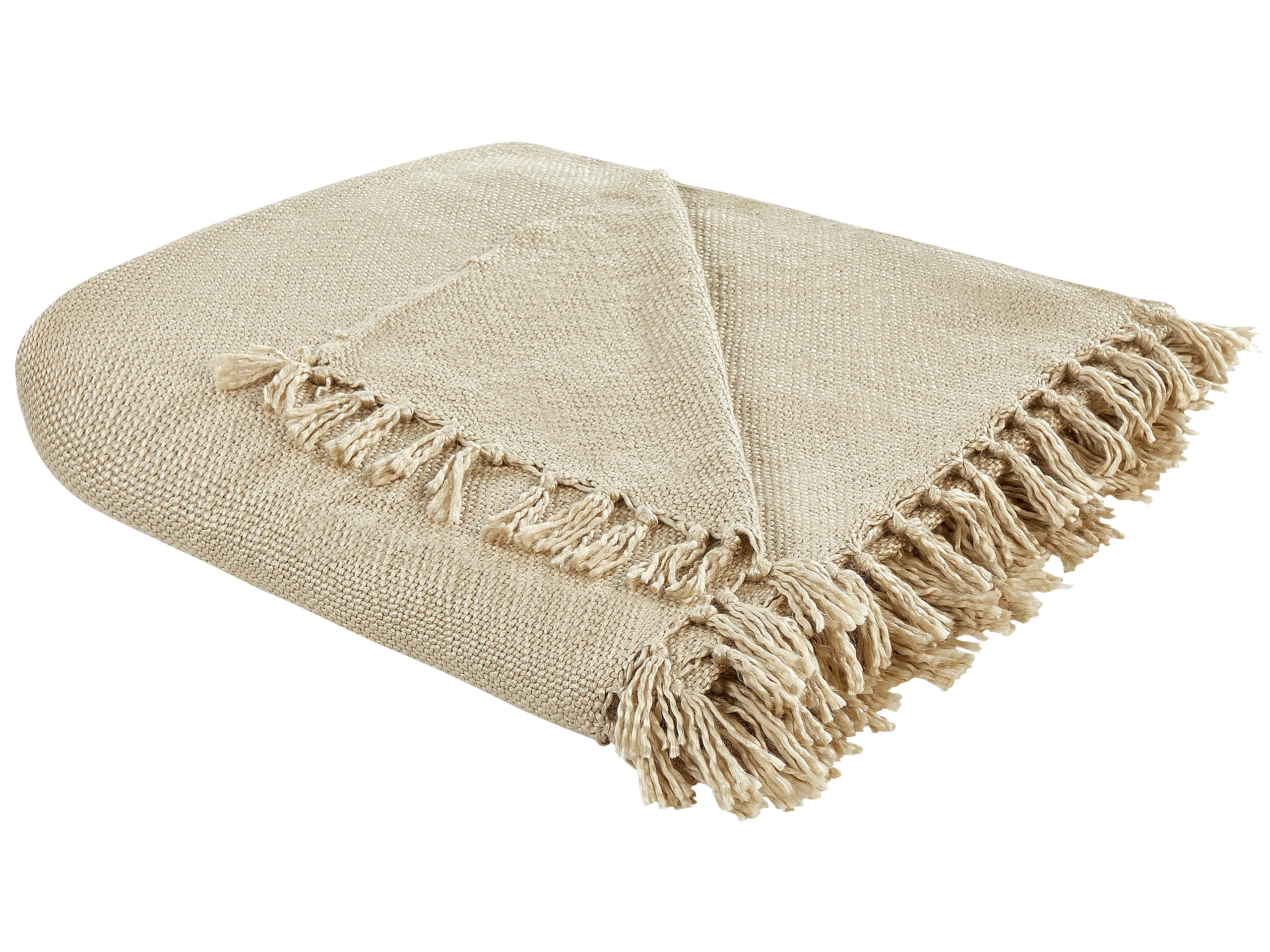 Manta CHAOHANI Tela 220 x 240 cm Beige