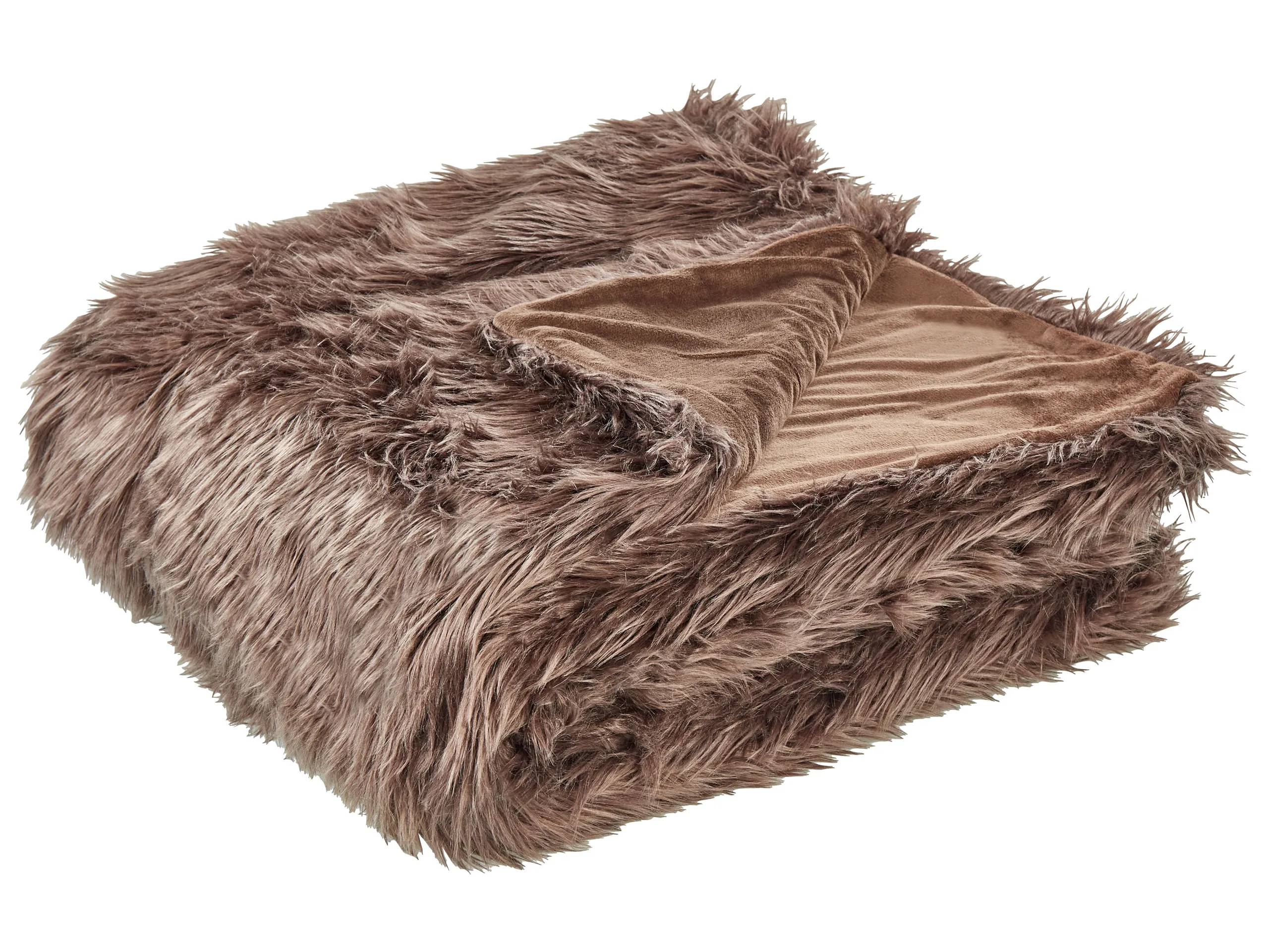 Bedspread DELICE 200 x 220 cm Brown