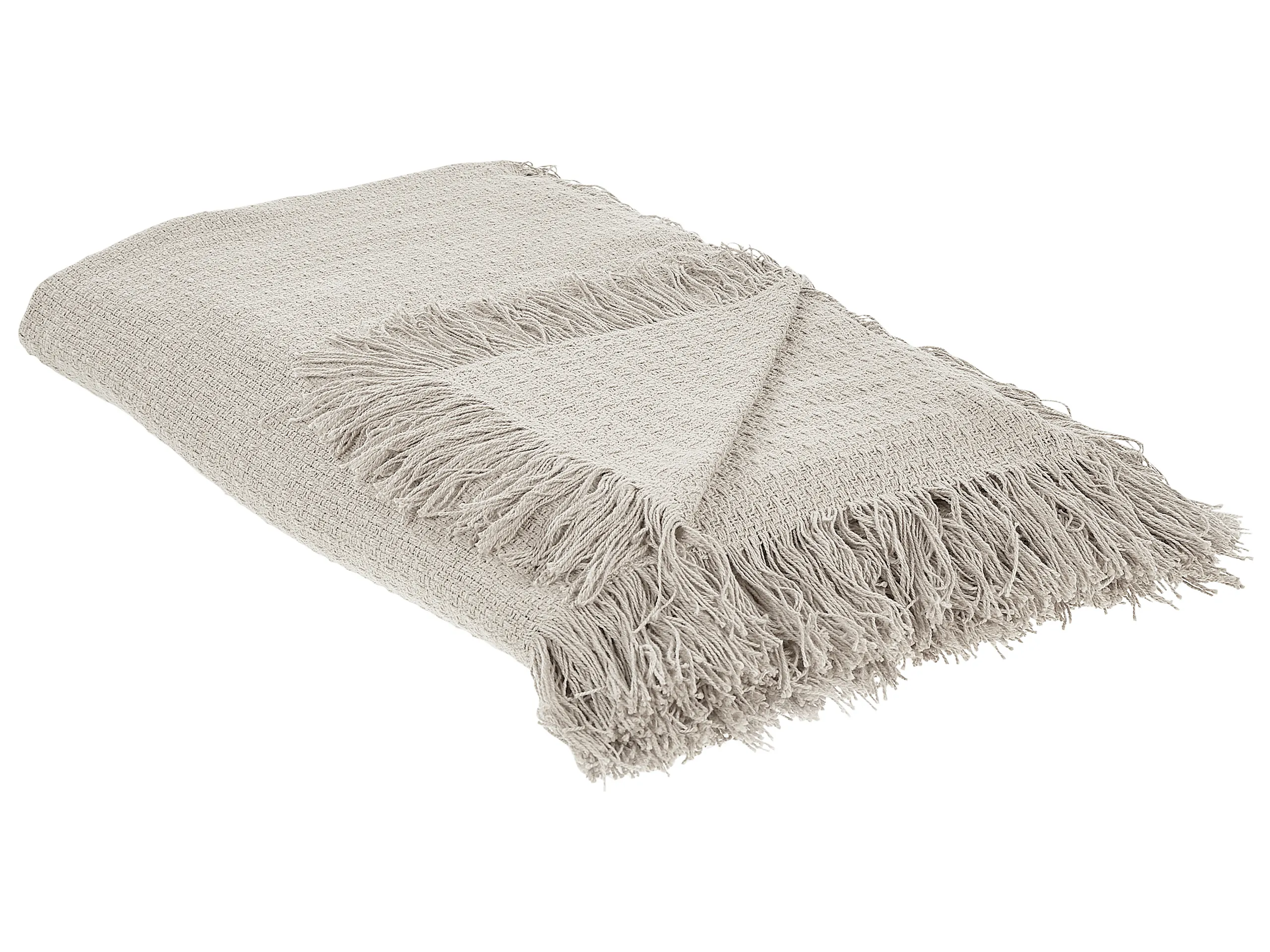 Bedspread YERBENT Cotton 200 x 220 cm Light Grey