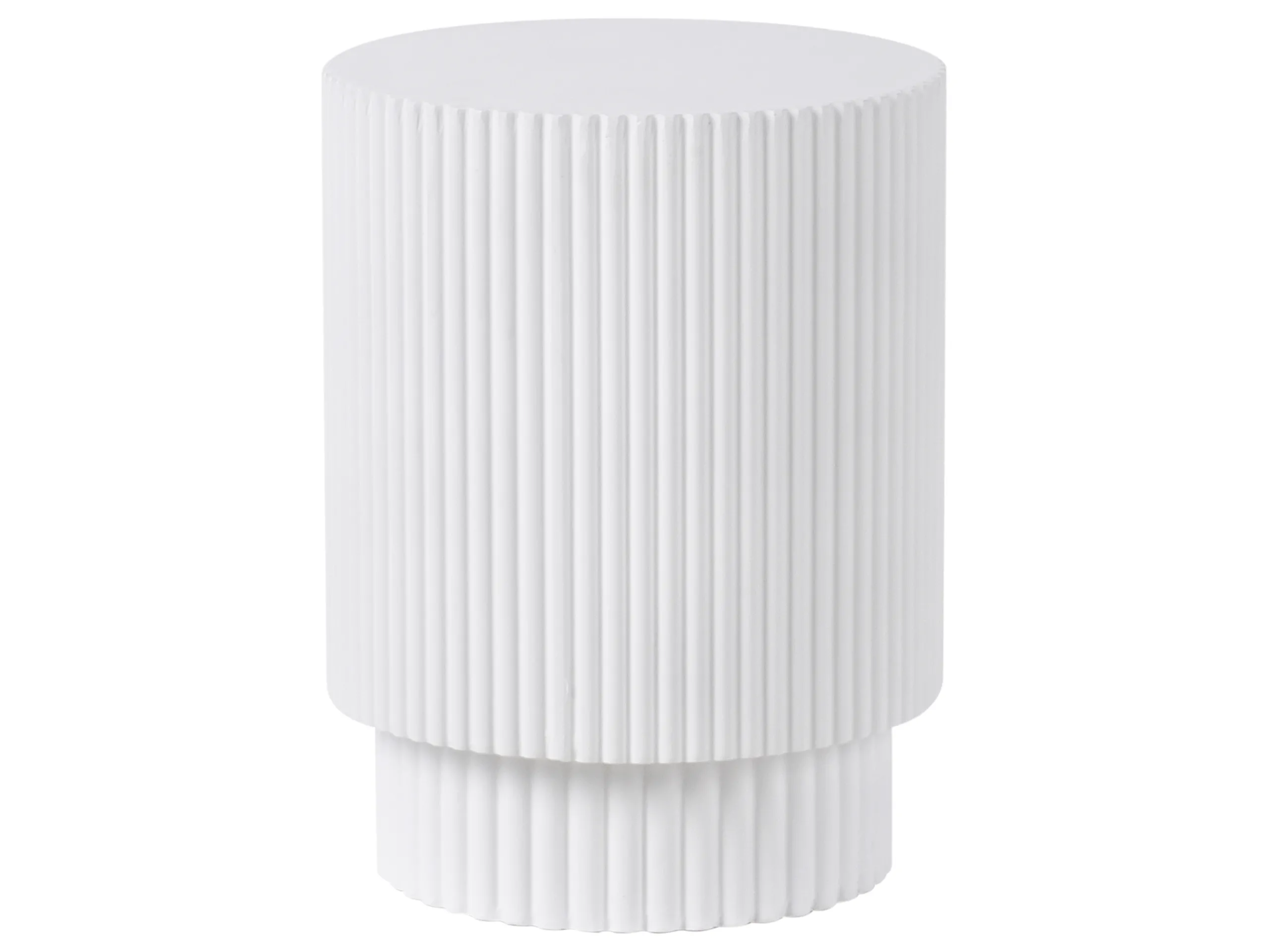 Mesa auxiliar BICCARI 38 cm 38 cm Blanco