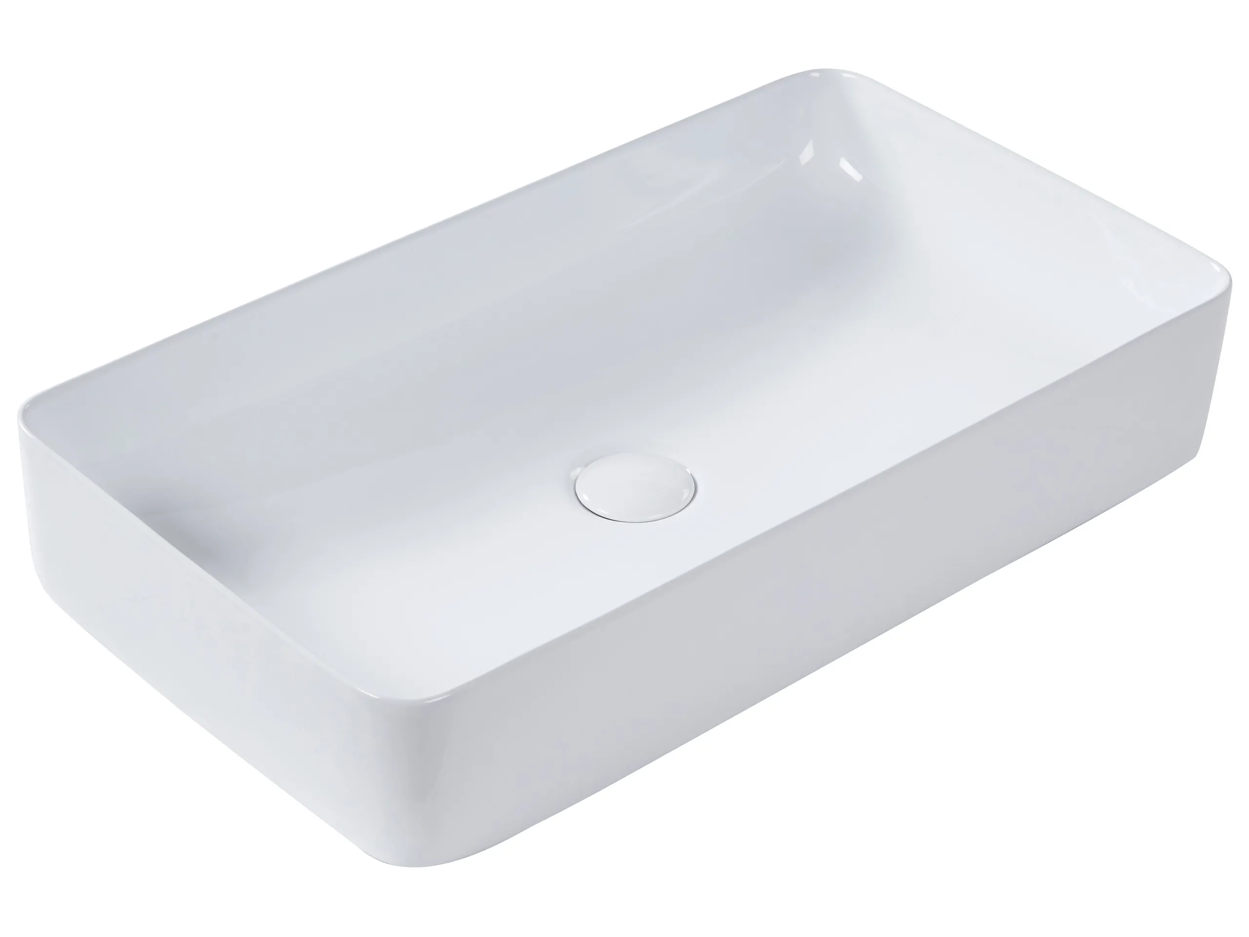 Countertop Basin ULUA 610 x 350 mm Ceramic White