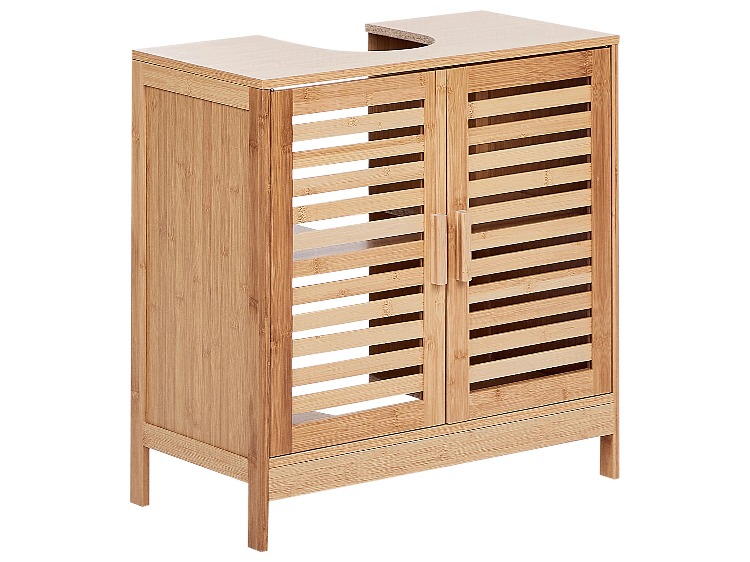 Mueble de baño MISSOULA Bambú 60 cm Marrón claro