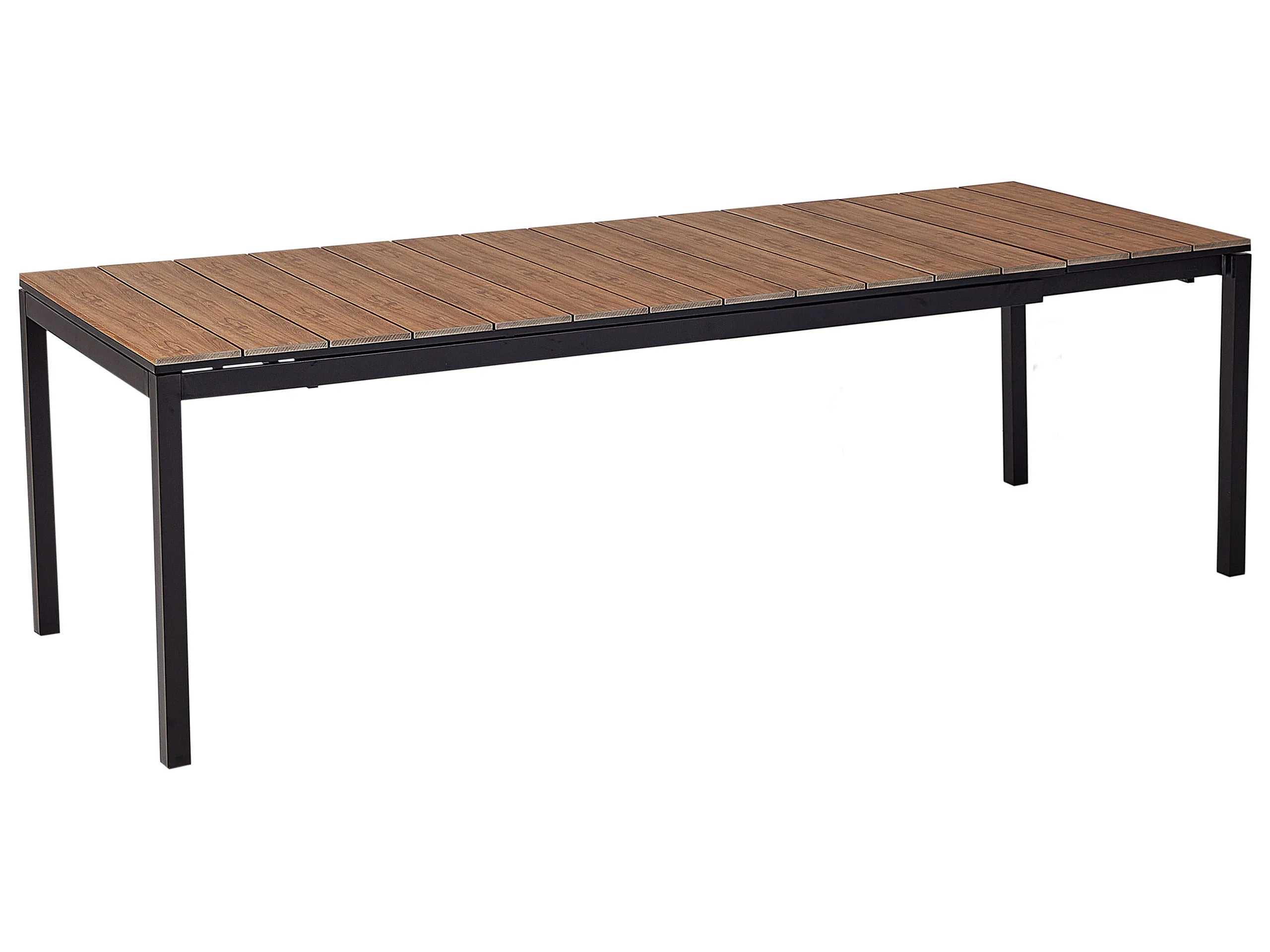 Mesa de jardín extensible TOFANE 198/248 cm 90 cm Marrón