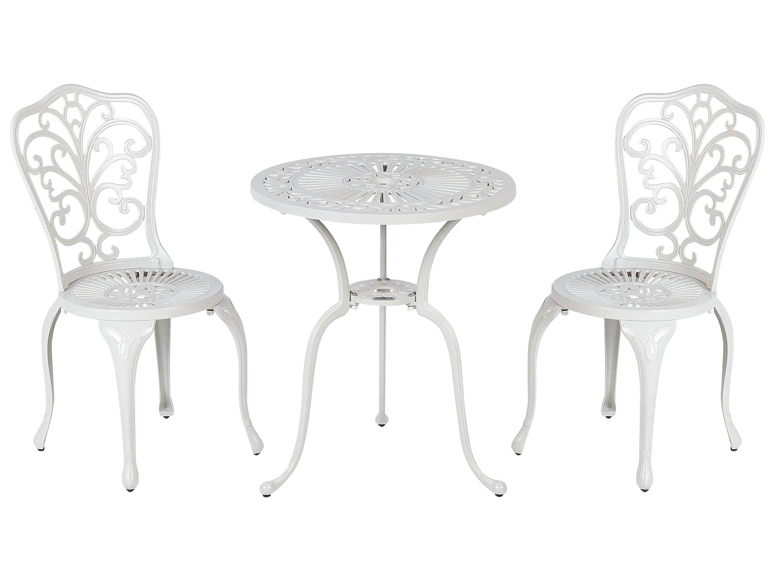 Bistro Set TRIORA/DASCIO Metal Off-White
