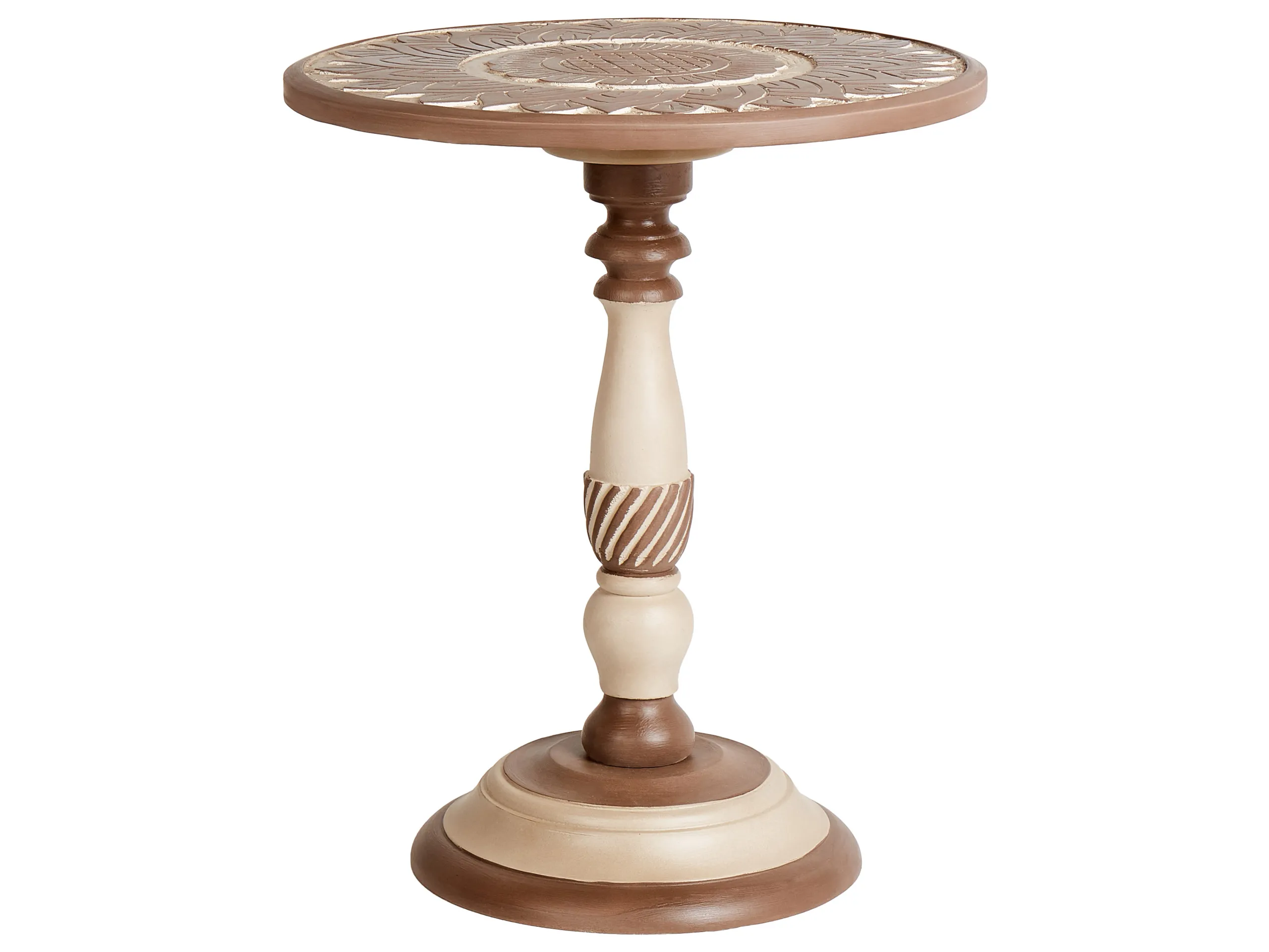 Mesa auxiliar EULO Madera de mango Marrón