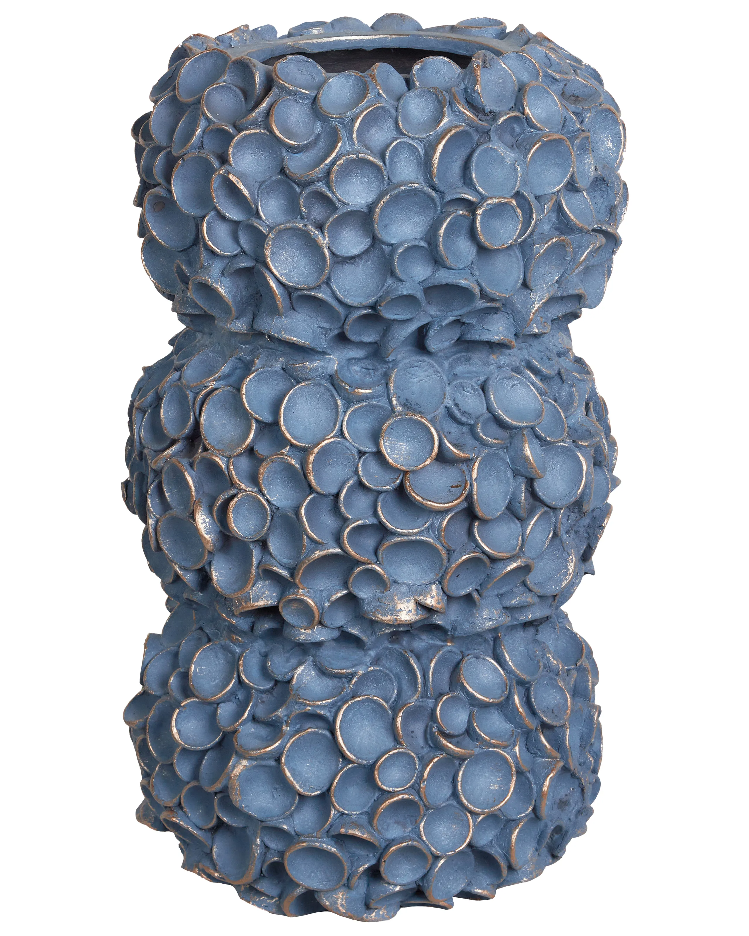 Flower Vase MUZAKI Ceramic 52 cm Blue
