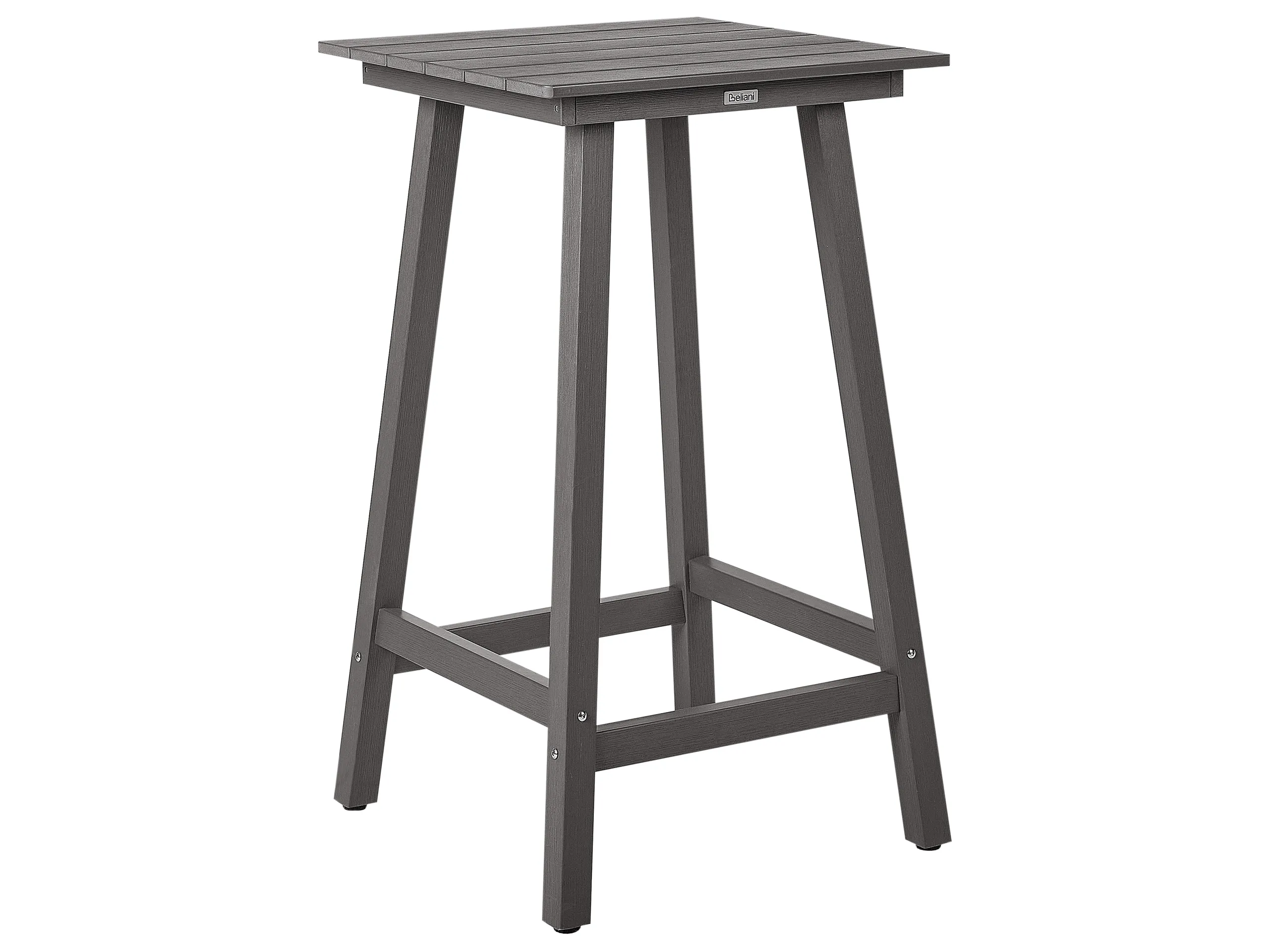 Garden Bar Table ADIRONDACK 60 cm 59 cm Synthetic Material Dark Grey
