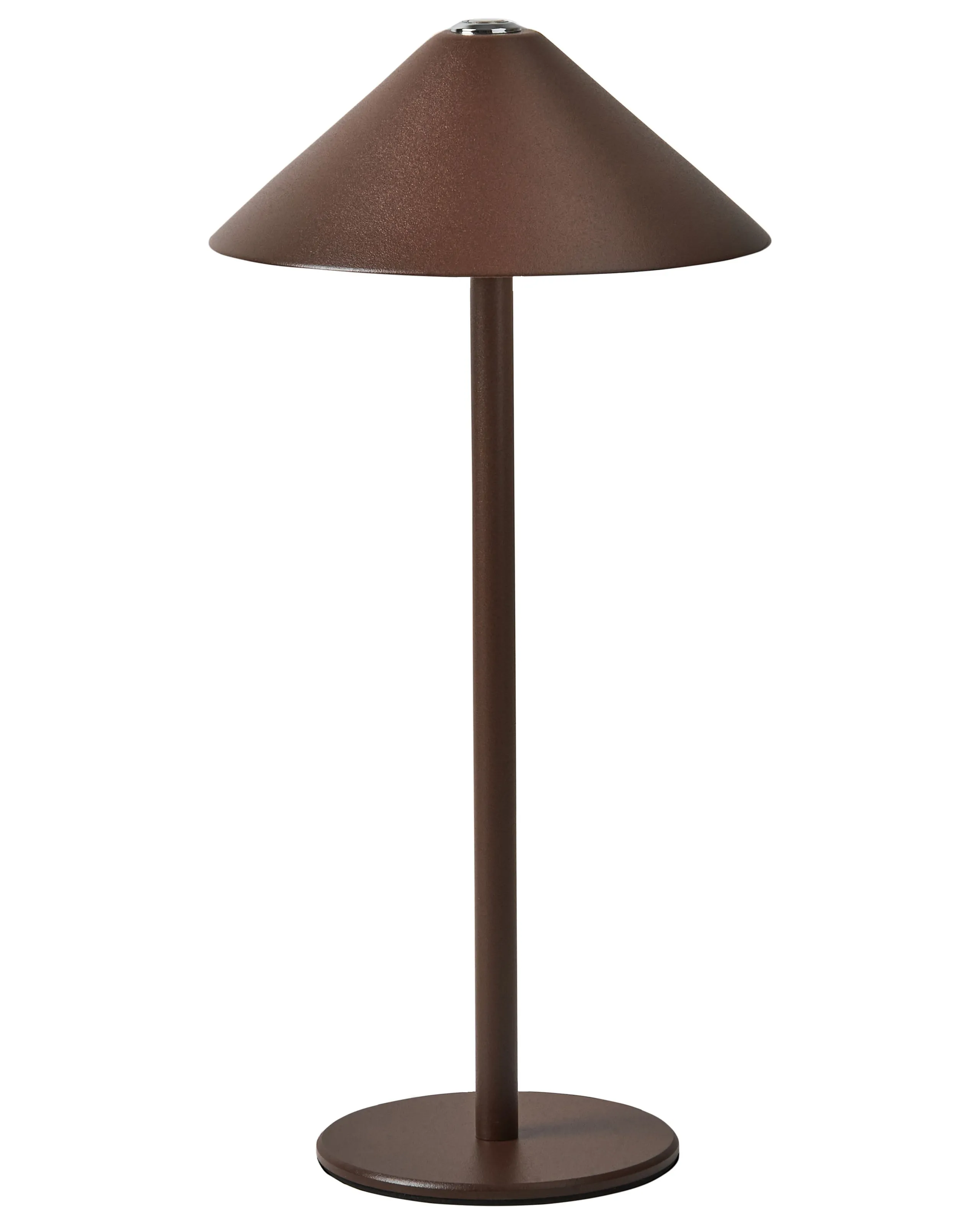 Lámpara LED inalámbrica de mesa FRANCOLI con regulador de intensidad Metal Marrón