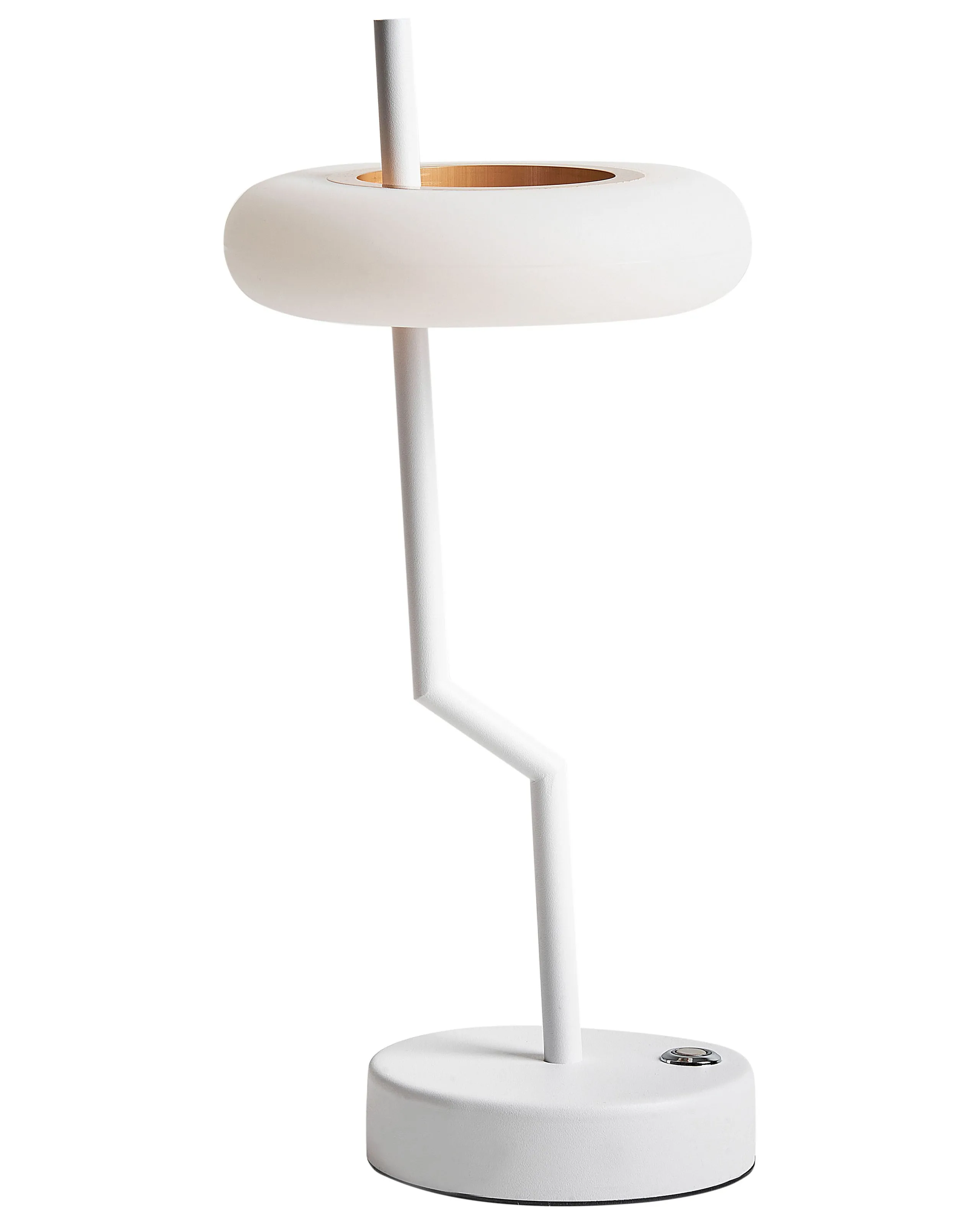 Lámpara LED inalámbrica de mesa ALVIELA con regulador de intensidad Metal Blanco