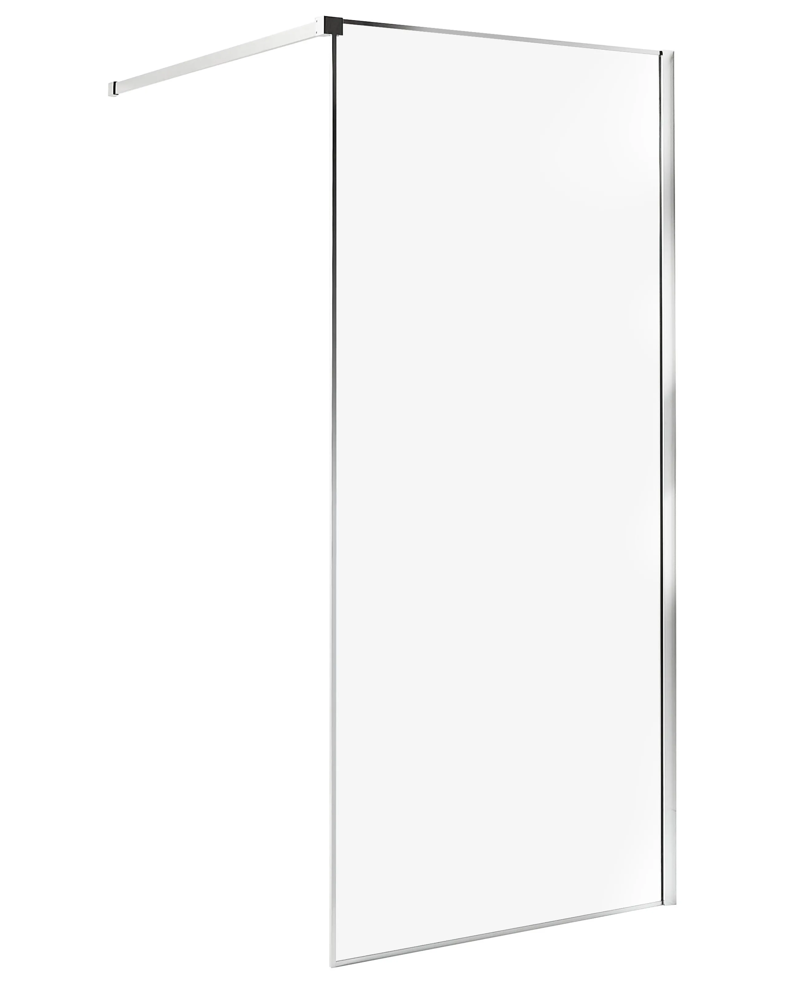 Mampara de ducha WASPAM 90 x 190 cm Plateado