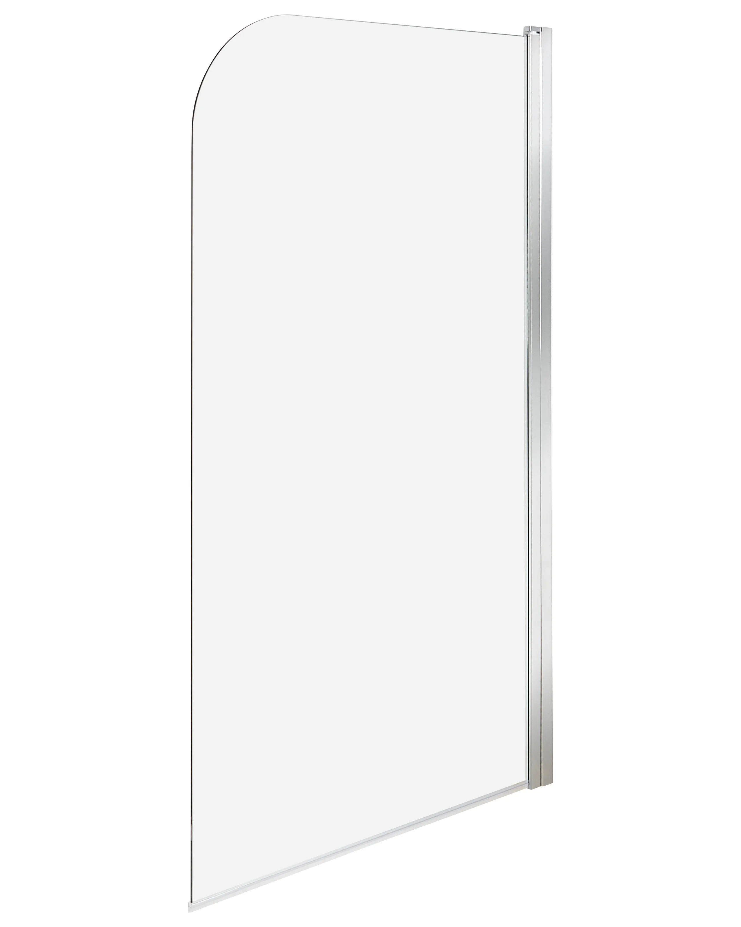 Mampara de ducha LAPAN 140 x 80 cm Plateado