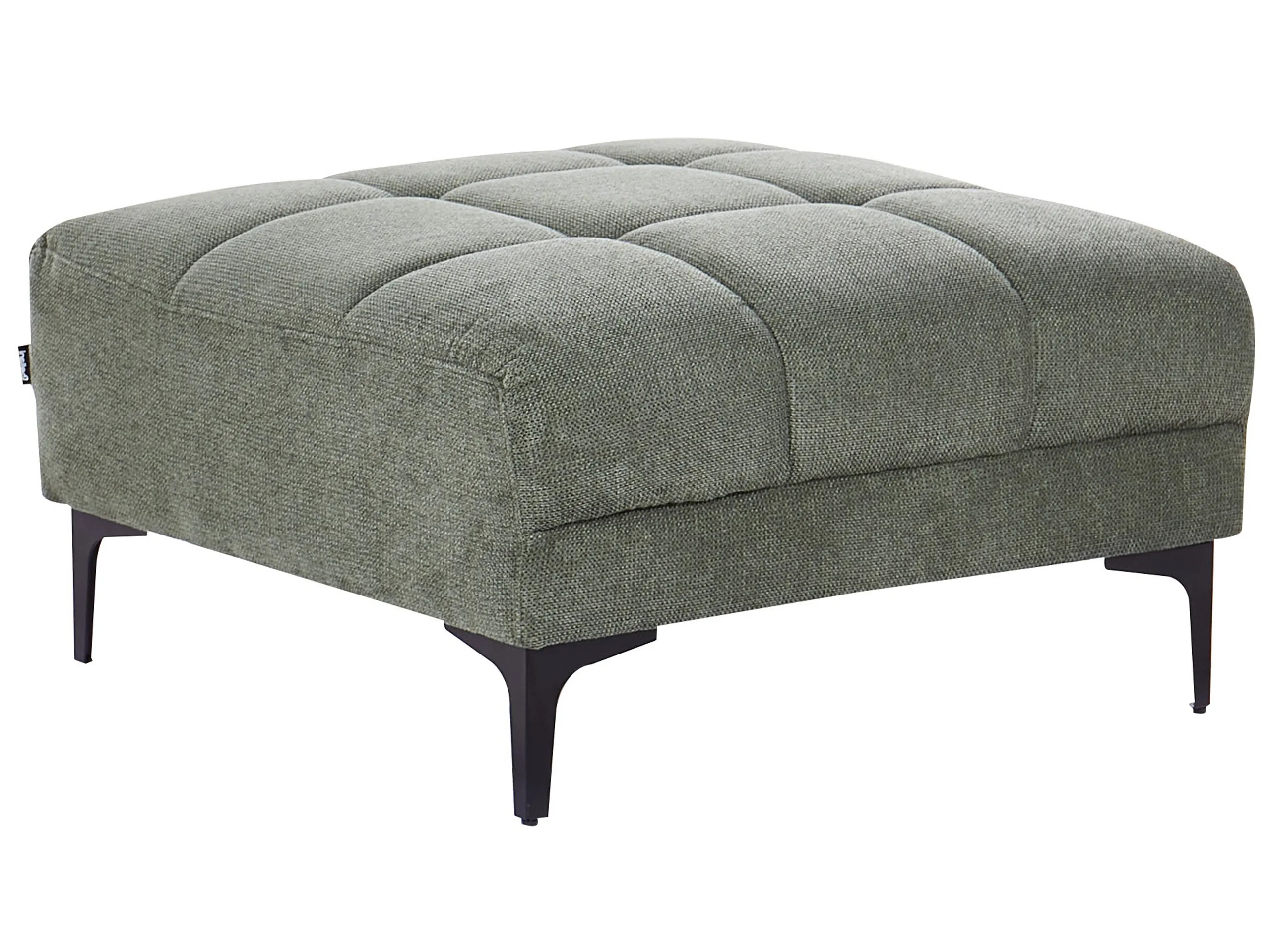 Ottoman ALNES Fabric Dark Green