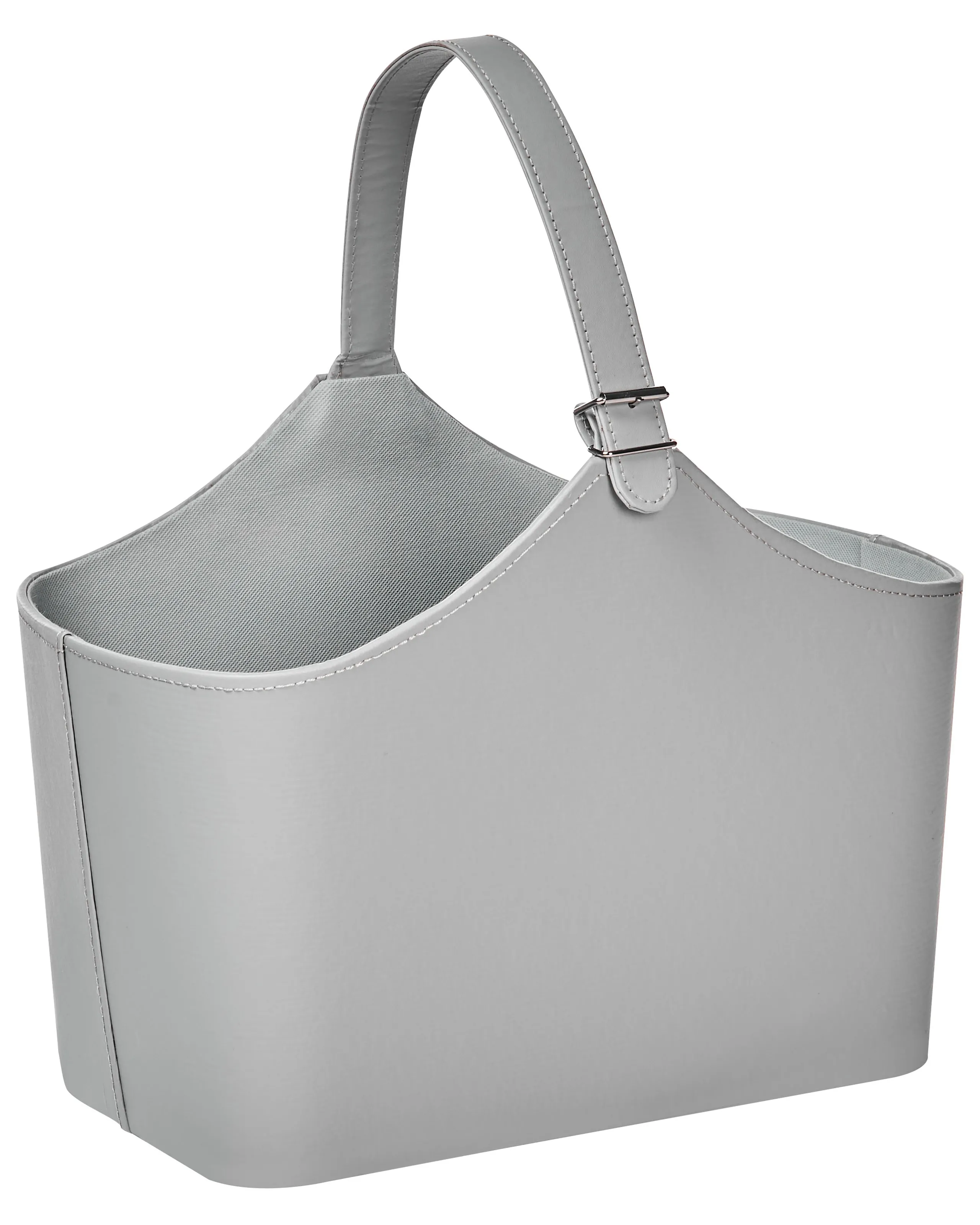 Basket ELAM Faux Leather Grey
