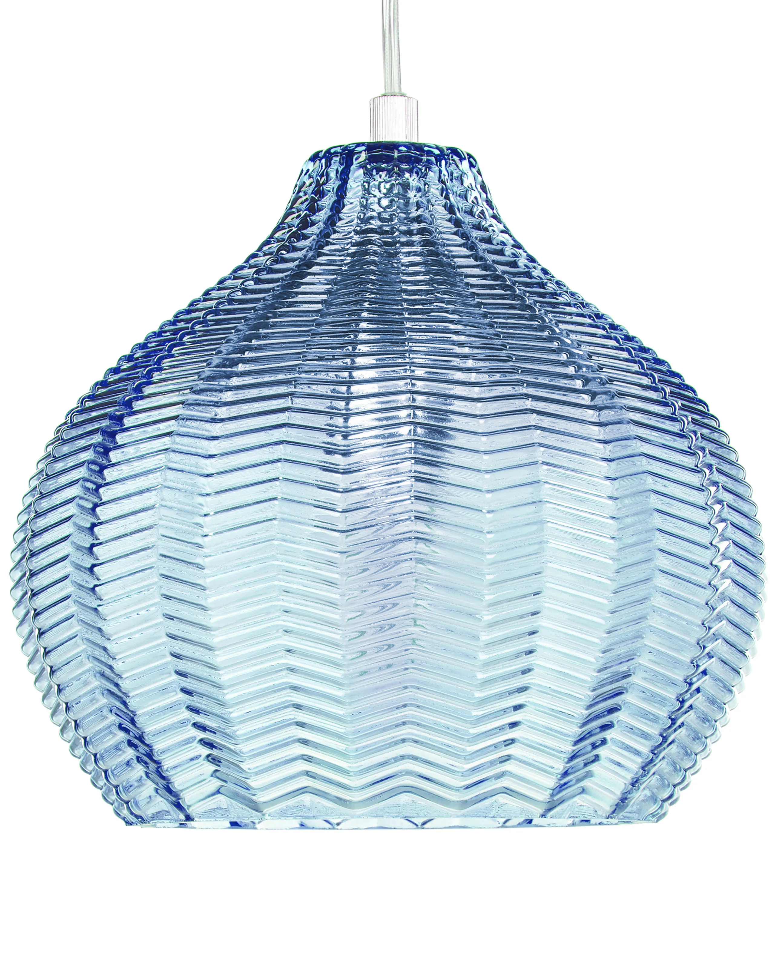Pendant Lamp KEILA Glass Blue