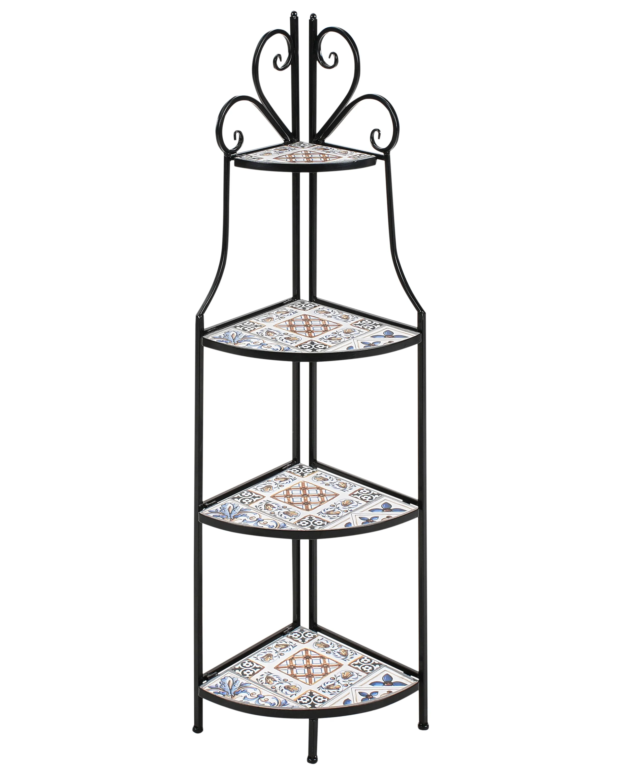 Estantería FAVARA Metal 128 cm 43 cm Negro