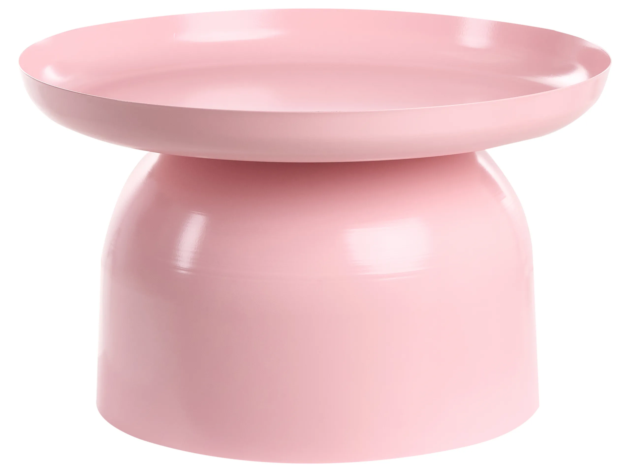 Mesa de centro TORRENS Metal Rosa pastel