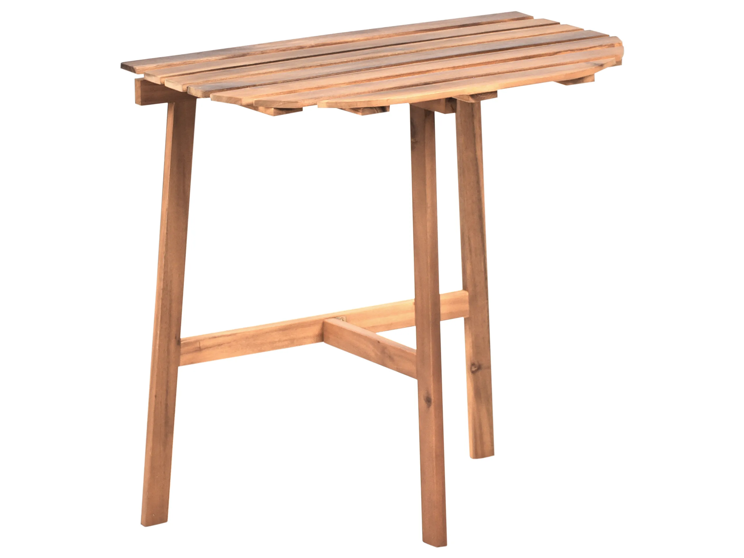 Mesa de balcón OSIGO 44 cm 70 cm Madera de acacia Marrón