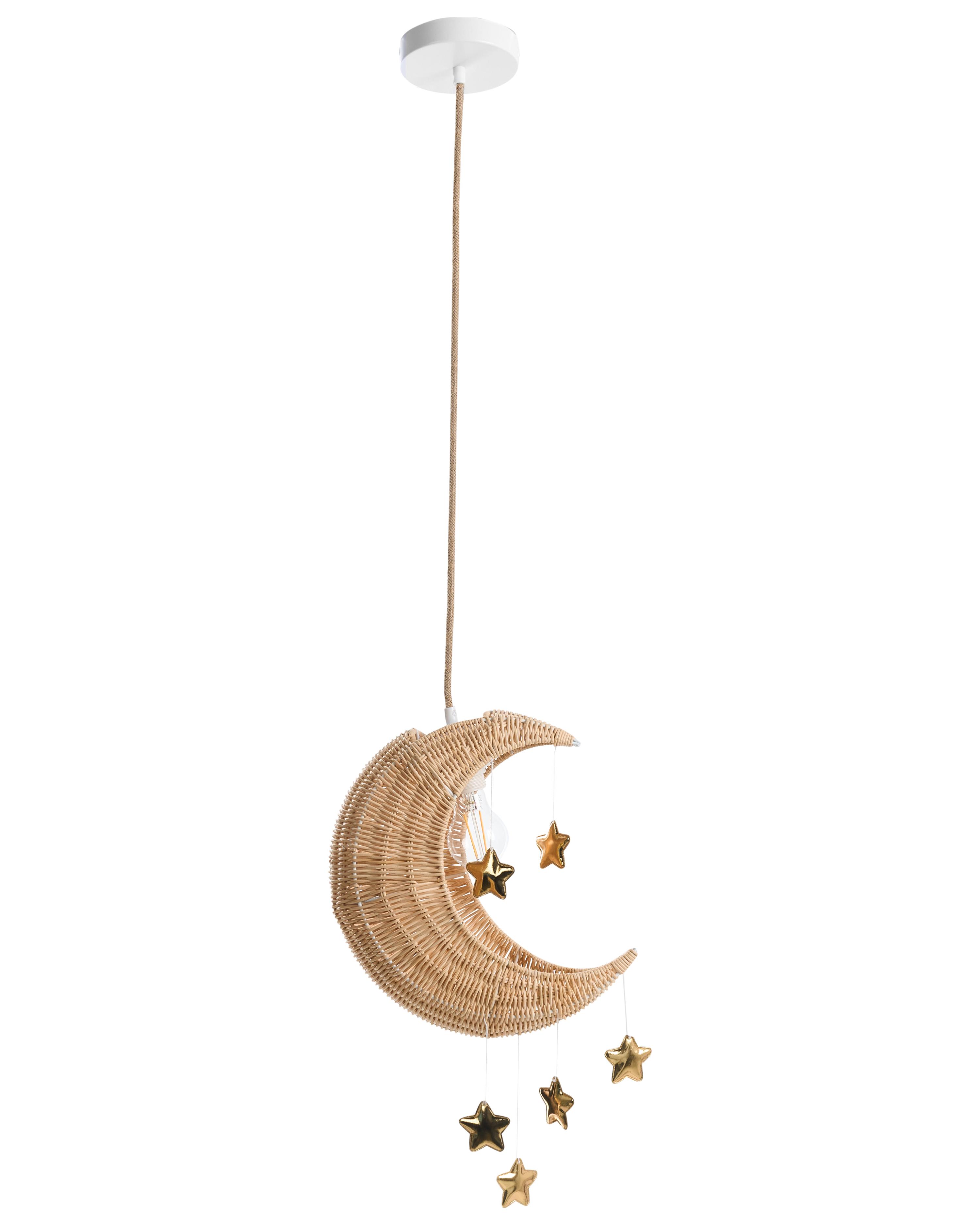 Lámpara colgante Luna ORCHON Ratán Natural