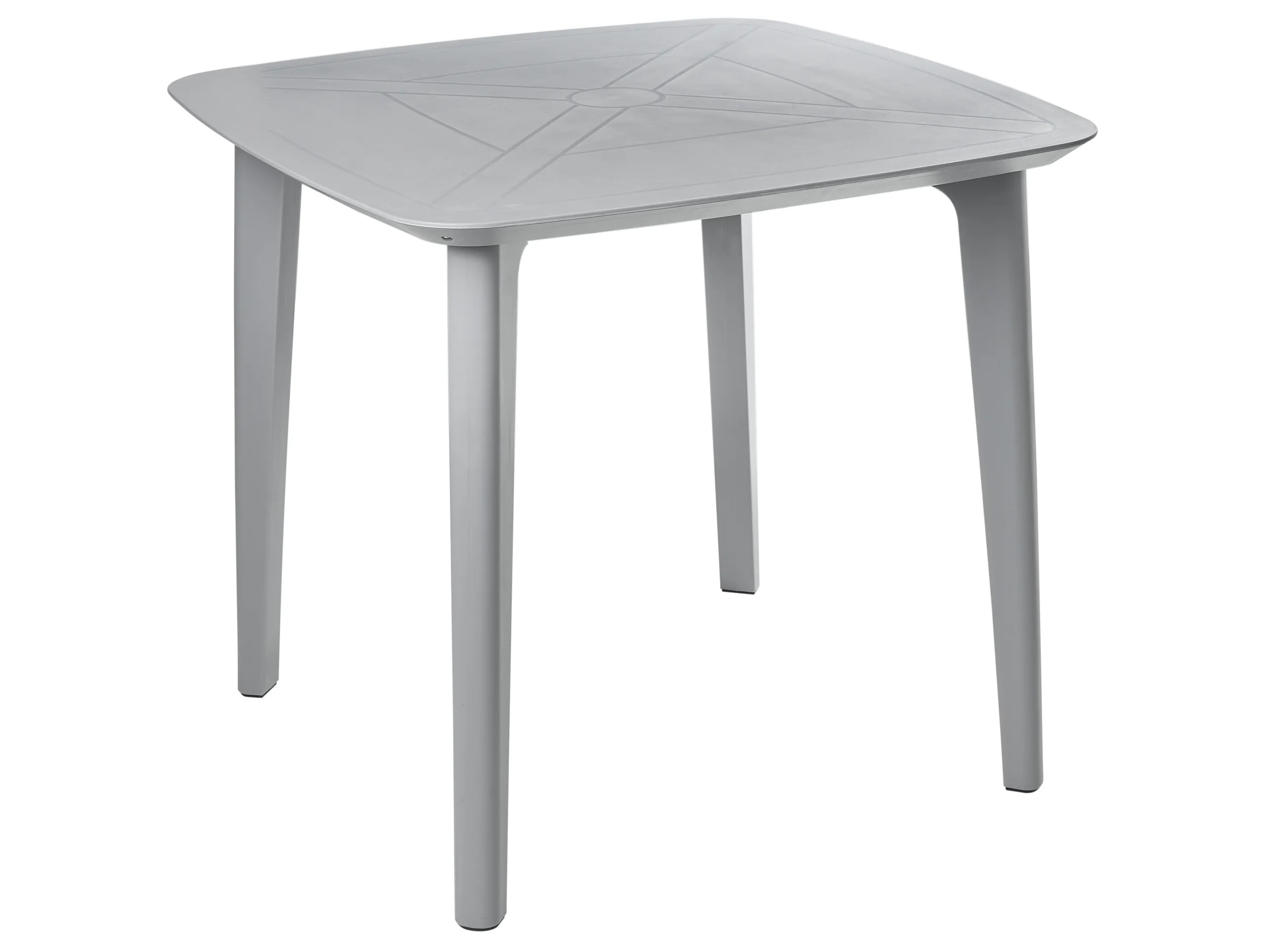 Garden Dining Table SORICO 86 cm 86 cm Grey
