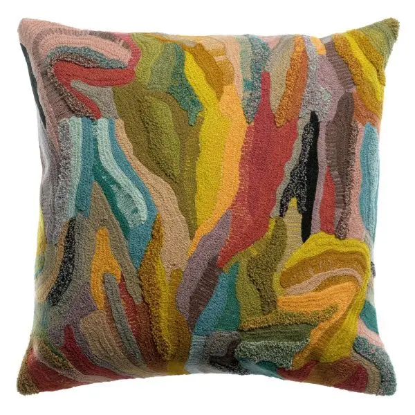 Vivaraise Cojín bordado Betty Mineral MULTICOLOR